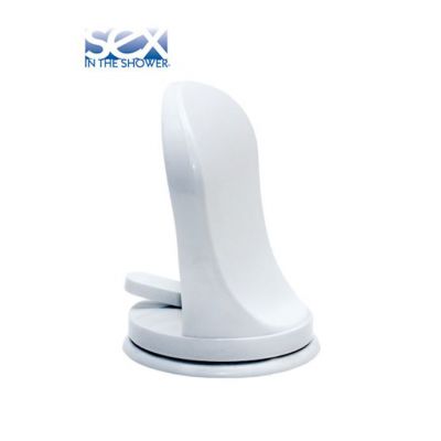 Sex In The Shower Single Locking Suction Foot Rest White