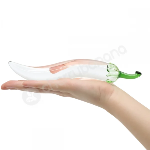 Crystal Pleasures Glass Pepper Play Dildo
