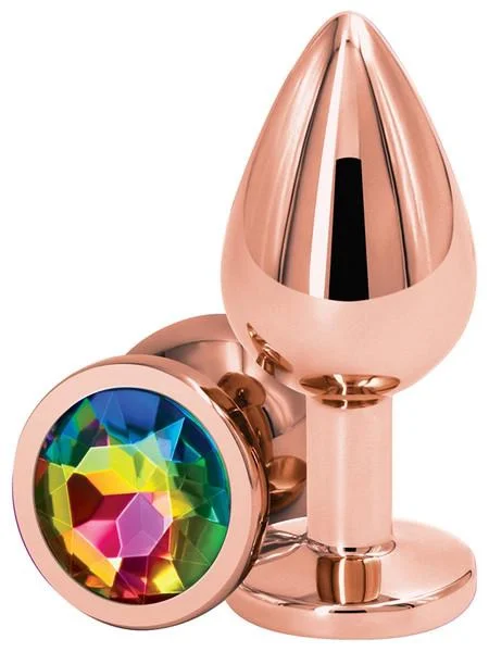 Rear Assets Rose Gold Medium BUTT PLUG