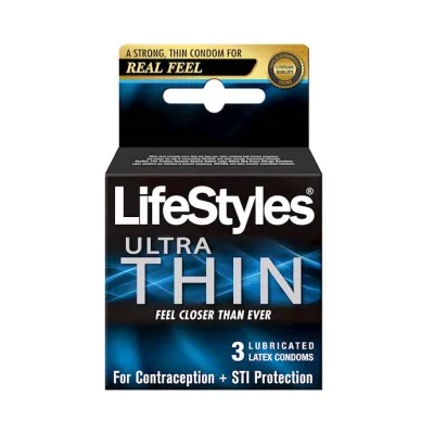 Lifestyles Ultra Thin Condoms 3 Pack 3