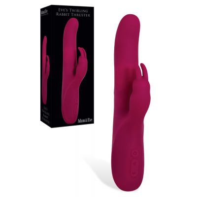 Adam and Eve Eve s Twirling 9 5 Rabbit Thruster Vibrator