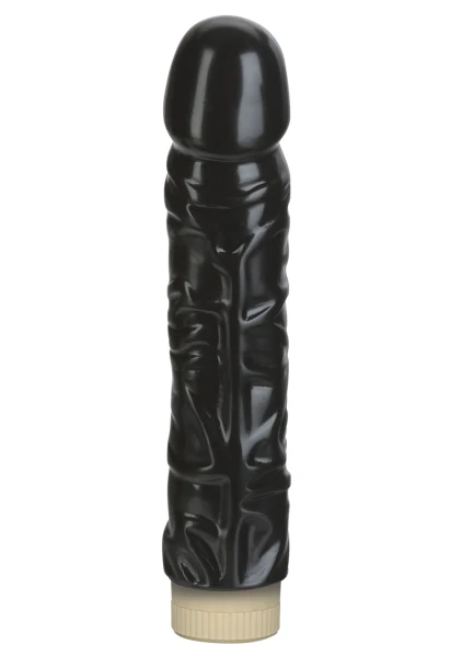 Quivering 8 inch Cock Vibe - Black