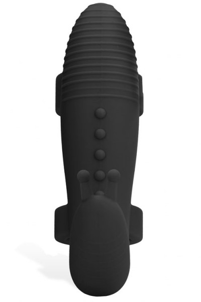 Simplicity 4.4" Vibrator Extension/Cock Ring with 2 Bullets
