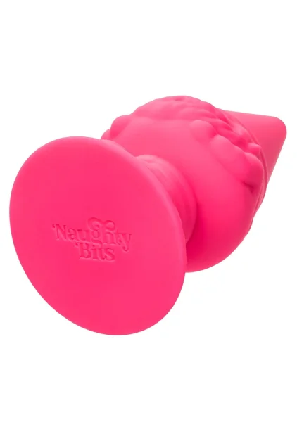 Naughty Bits Anal Gnome Silicone Butt Plug By CalExotics - Pink