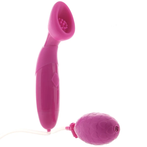 Waterproof Silicone Clitoral Pump by CalExotics - Pink
