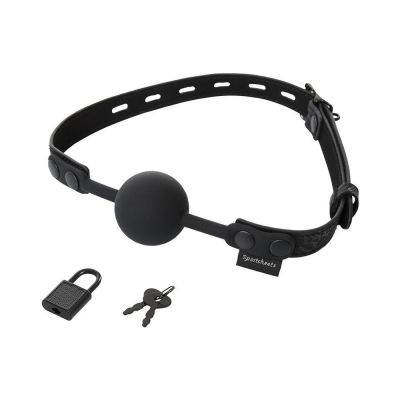 Sincerely Ss Locking Lace Silicone Ball Gag