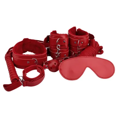 Loving Joy Beginner 039 s Bondage Kit Red 8 Piece