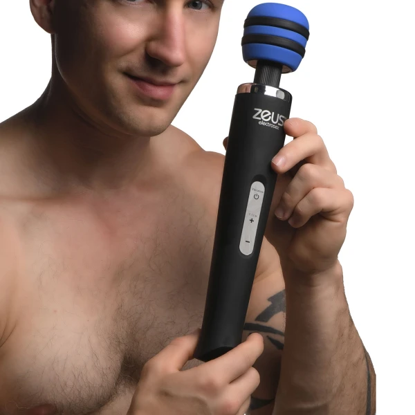 Zeus Blue Arc Plug In E-Stim Vibrating Wand
