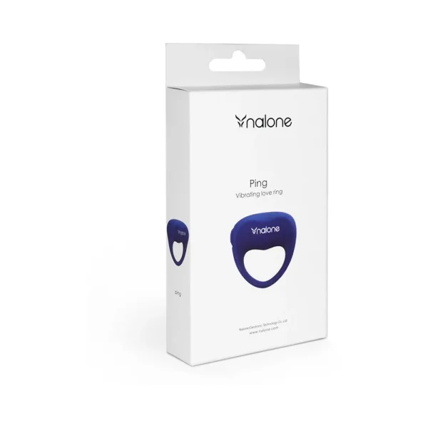Nalone Ping Vibrating Cock Ring 1 Speed Blue