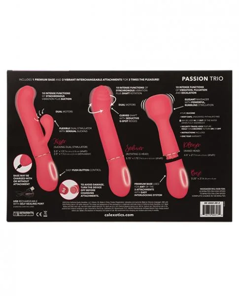 In Touch Passion Trio Pink Vibrator Kit — image 7 of 8