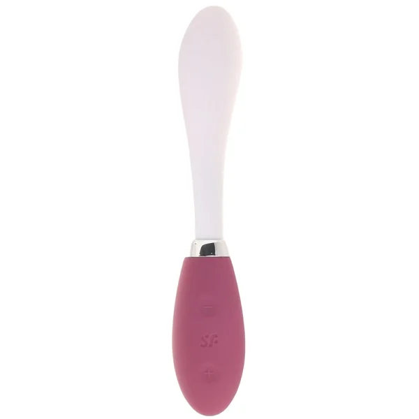 Satisfyer G-Spot Flex 3 Silicone Rechargeable Waterproof 12-Function G-Spot Vibrator - Red