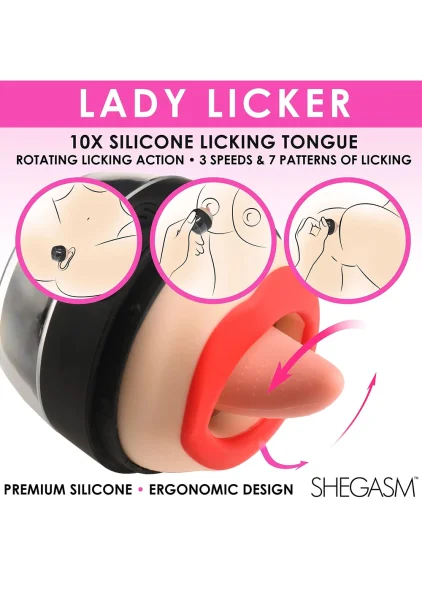 10x Lady Licker Clitoral Stimulator