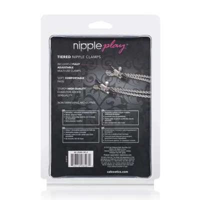Nipple Play Tiered Nipple Clamps Silver