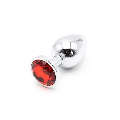 Mesmerizing Gem Plug 2 8 Inch Red 2 8 Inch