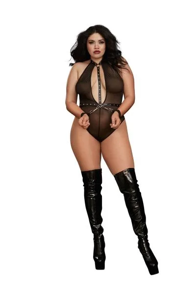 Teddy With Restraints Black Queen O/S — image 2 of 4