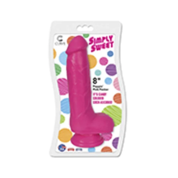 Simply Sweet 8 inches Pink Pecker Dildo