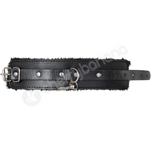 Adam & Eve Hog Tie With Black Fluffy Wrist & Ankle Cuffs