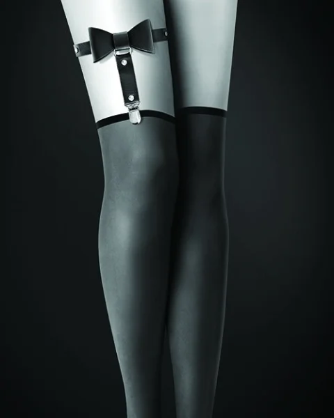 Bijoux Pour Toi Garter with Bow Black — image 2 of 2