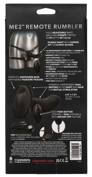 Her Royal Harness Me2 Remote Rumbler - Black