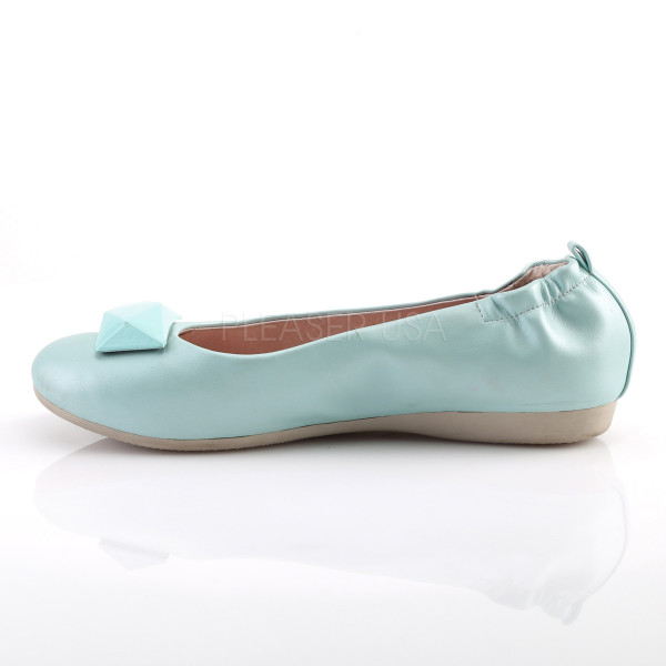 Round Toe Foldable Flats W/ Geometric Adornment — image 11 of 12
