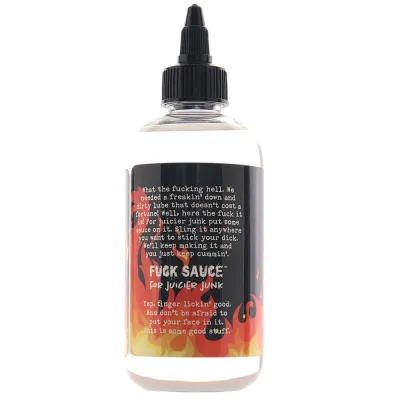 F k Sauce Hot Warming Cinnamon Lube in 8oz