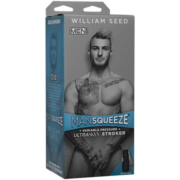 Man Squeeze - William Seed  ULTRASKYN Stroker - Ass