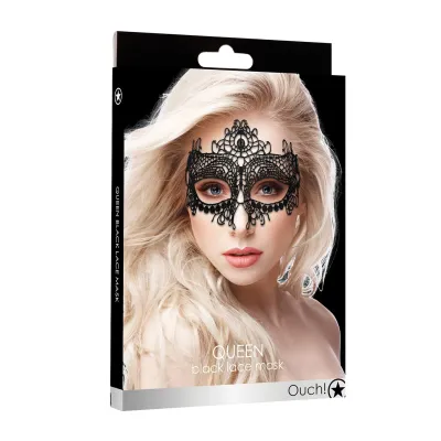 Queen Black Lace Mask