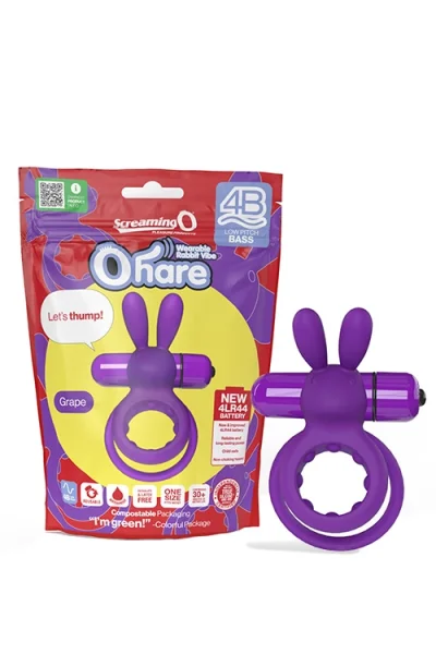 Screaming O 4B Ohare - Strechy Vibrating Cock Ring with Clitoral Stimulator