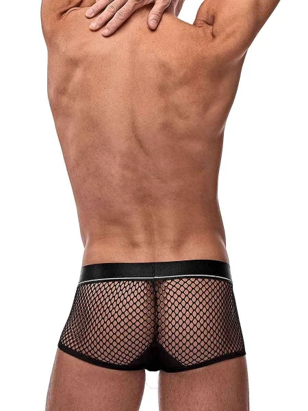 Cock Pit Net Mini Cock Ring Short - Medium Black