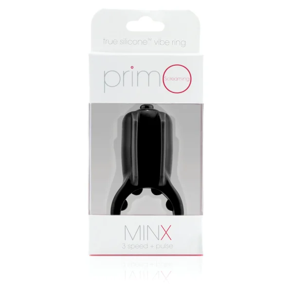 Primo Minx Premium Silicone Vibe Ring - Black