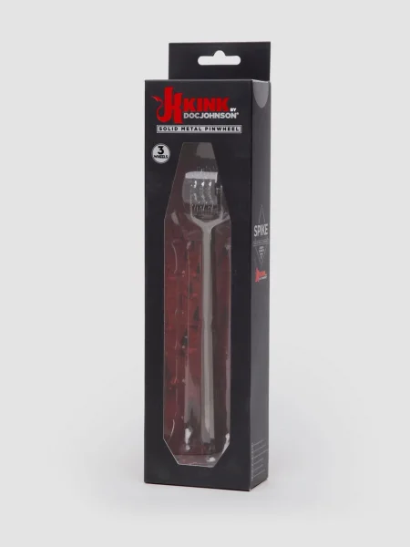 Kink by Doc Johnson Three Wheel Metal Wartenberg Pinwheel