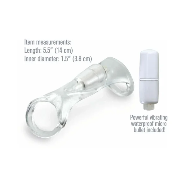 Fantasy X-Tensions Vibrating Cock Sling Clear