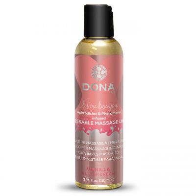 Dona Vanilla Buttercream Kissable Massage Oil 110ml