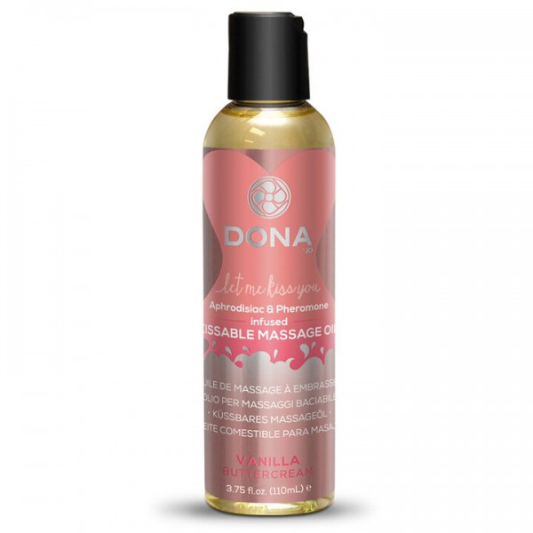 Dona Vanilla Buttercream Kissable Massage Oil – 110ml