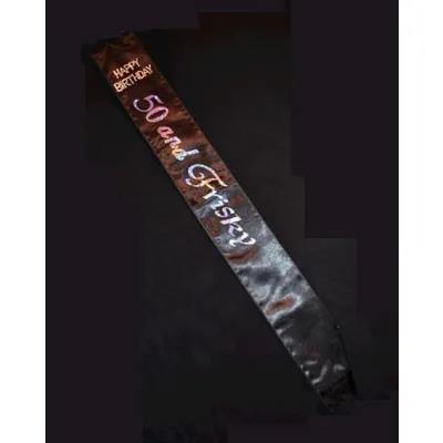 50 And Frisky Sash