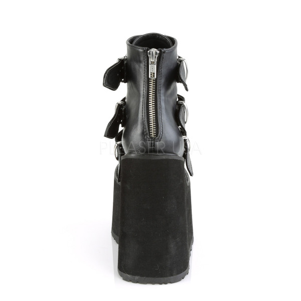 5 1/2 inches PF Ankle Boot w/ 3 Buckle Straps, Back Zip — image 8 of 8