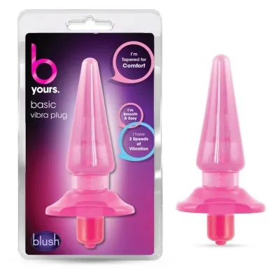 Blush B Yours Pink Basic Vibra Plug
