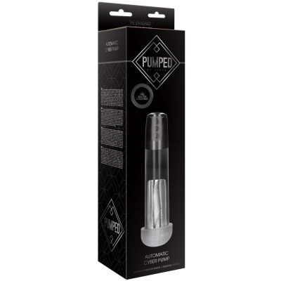 Automatic Cyber Pump with Masturbation Sleeve Transparent