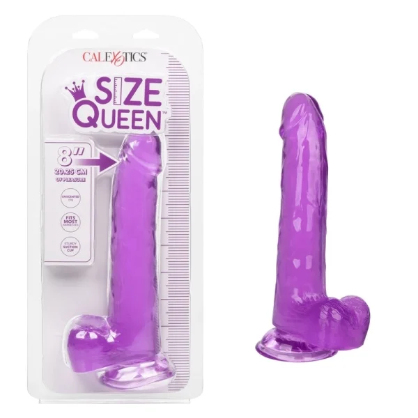 Calexotics Size Queen Purple 8"