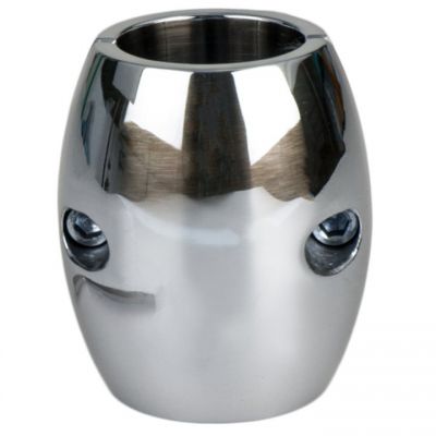 Torment Stainless Steel Oval Ball Stretcher 7cm