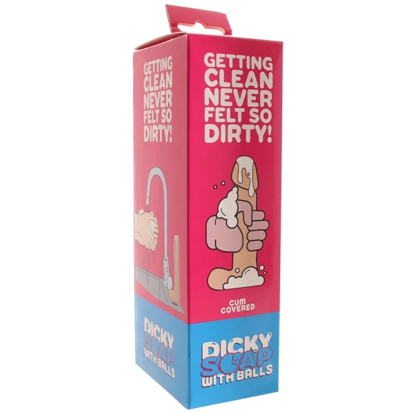 Dicky Soap With Balls Cum Covered Flesh Pink