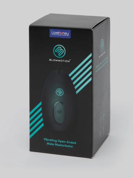 Blowmotion Vibrating Open-Ended Silicone Male Masturbator