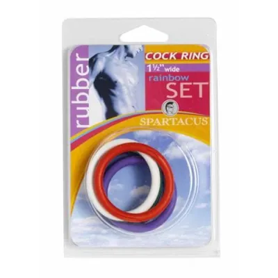 Rubber C Ring Set 1 5 Rainbow
