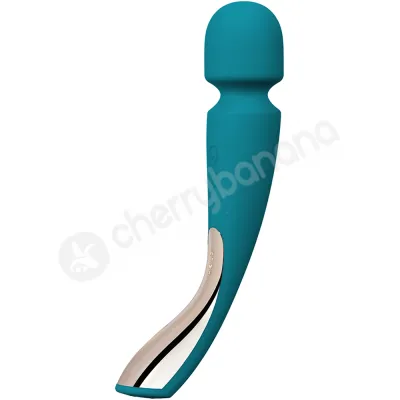 Lelo Smart Wand 2 Ocean Blue Medium 10 Speed Vibrating Wand