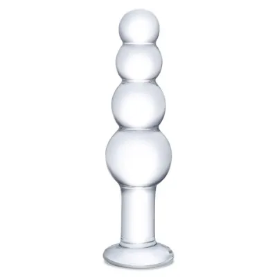 Glas 7 25 inch Beaded Butt Plug