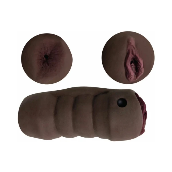 Mistress Double Vibrating Stroker Brandy And Buffy Chocolate — image 12 of 14