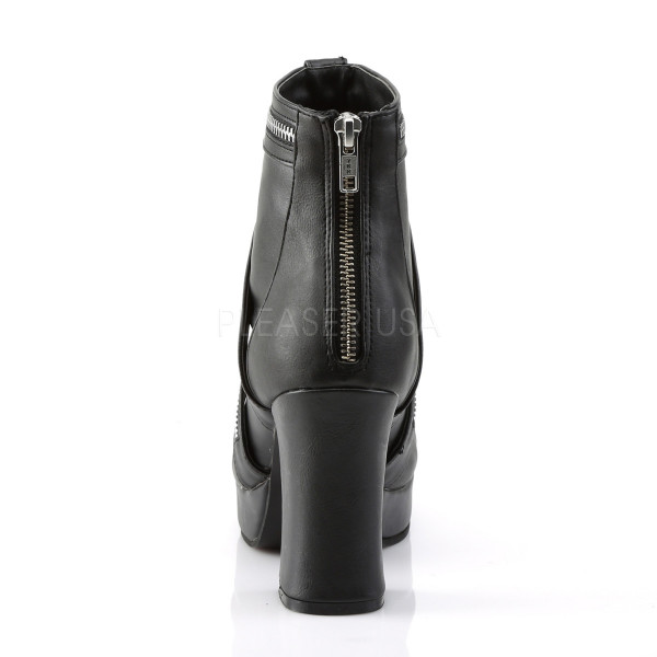 3 3/4 inches Heel, 1 inches P/F Goth Punk Lolita Ankle Boot — image 4 of 4