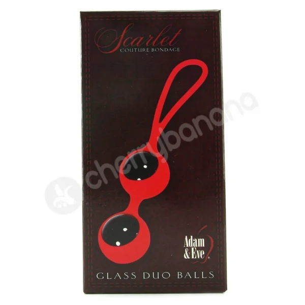 Scarlet Couture Glass Duo Balls
