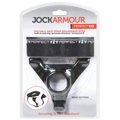 Perfect Fit Jock Armour M Waistband Black