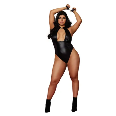 Fetish Teddy and Restraints Queen Size Black